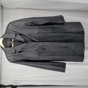 Croft & Barrow Lambskin Leather Fully Lined Hidden Buttons Side Seam Pocket XL